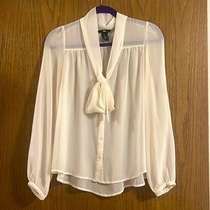 H&M sheer blouse